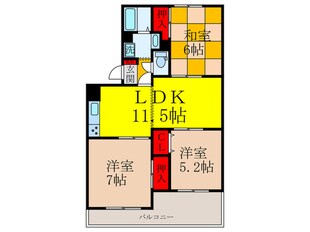 ハイツＫ＆ＫⅡの物件間取画像